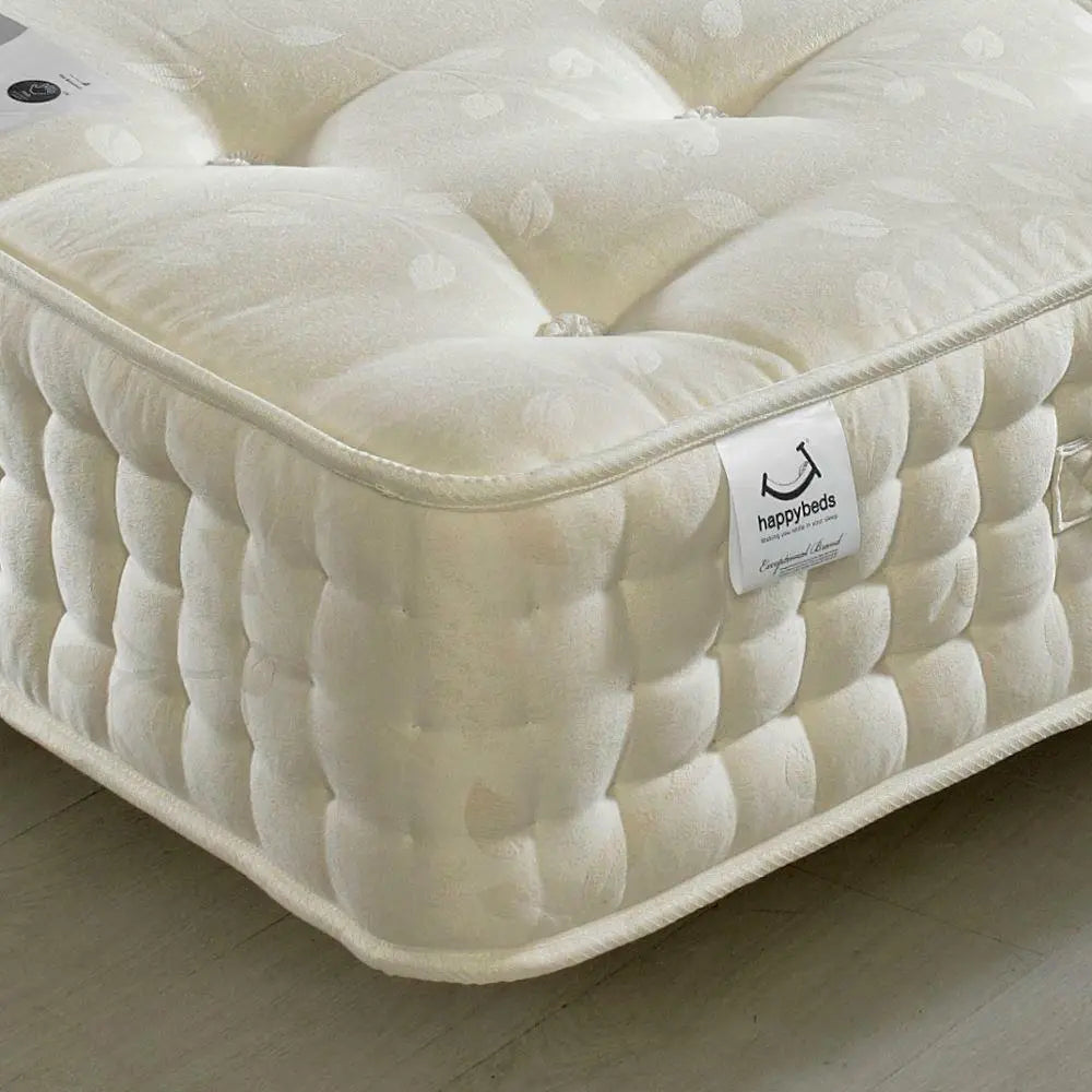Ambassador 3000 Pocket Sprung Orthopaedic Natural Fillings Mattress Happy Beds