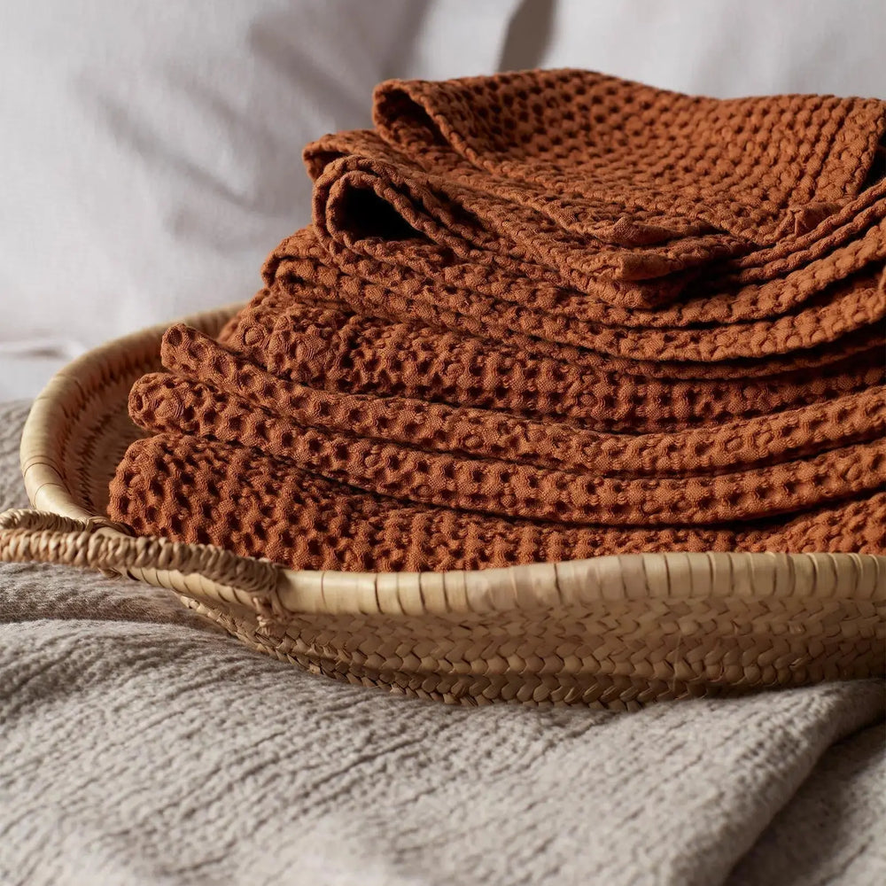 100% Cotton Waffle Towels The Secret Linen Store
