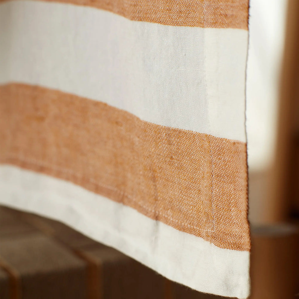 Amber Cora 100% Linen Table Runner The Secret Linen Store