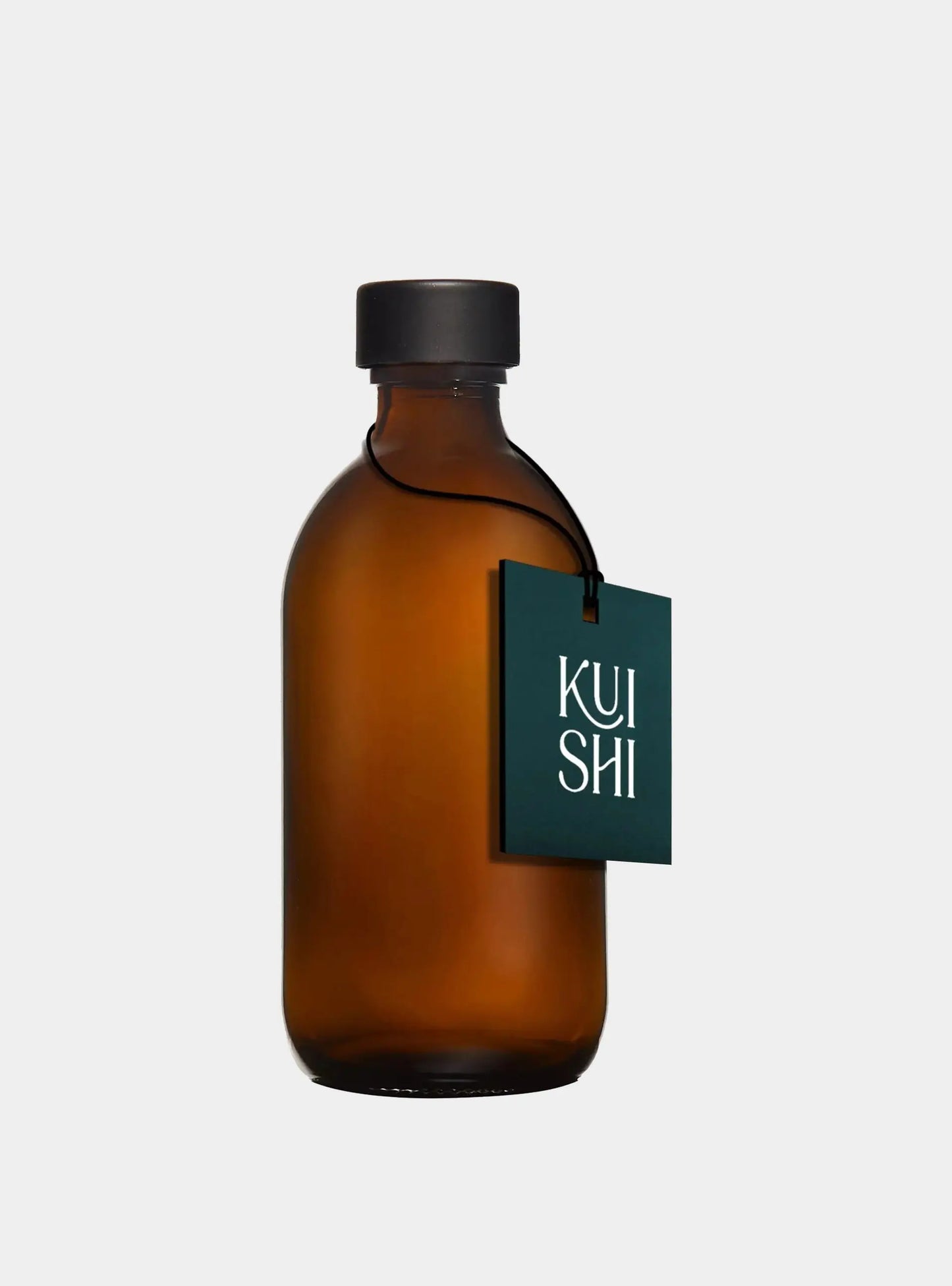 Amber Glass Bottle and Metal Cap Kuishi