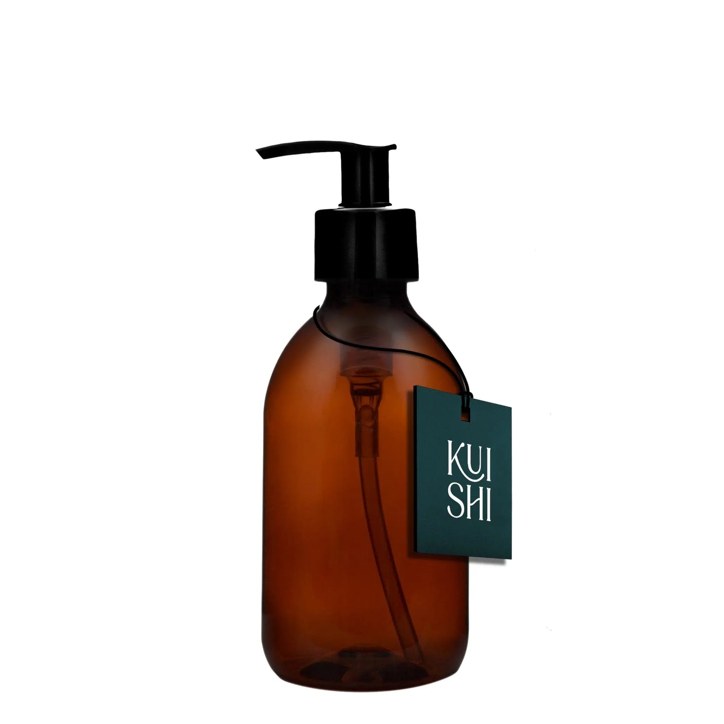 Amber Plastic Pump Bottle Kuishi