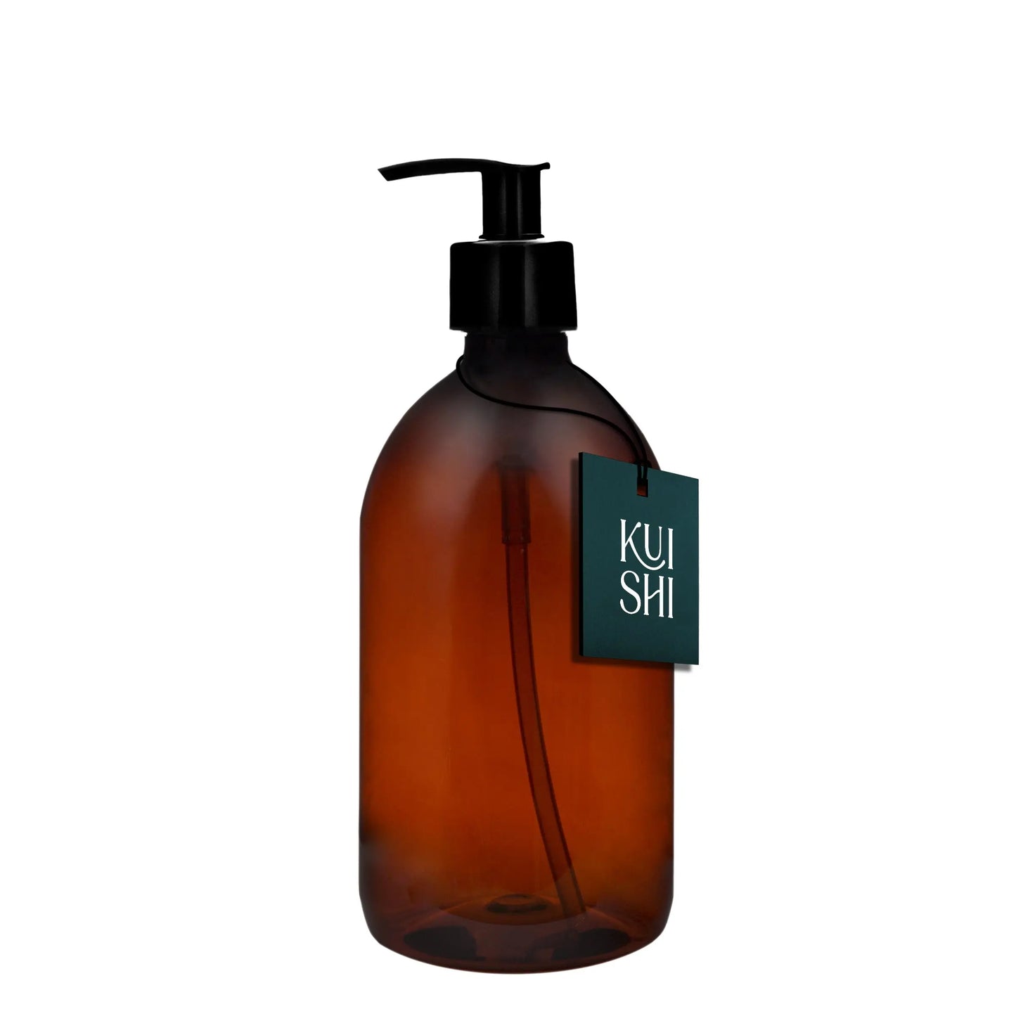 Amber Plastic Pump Bottle Kuishi