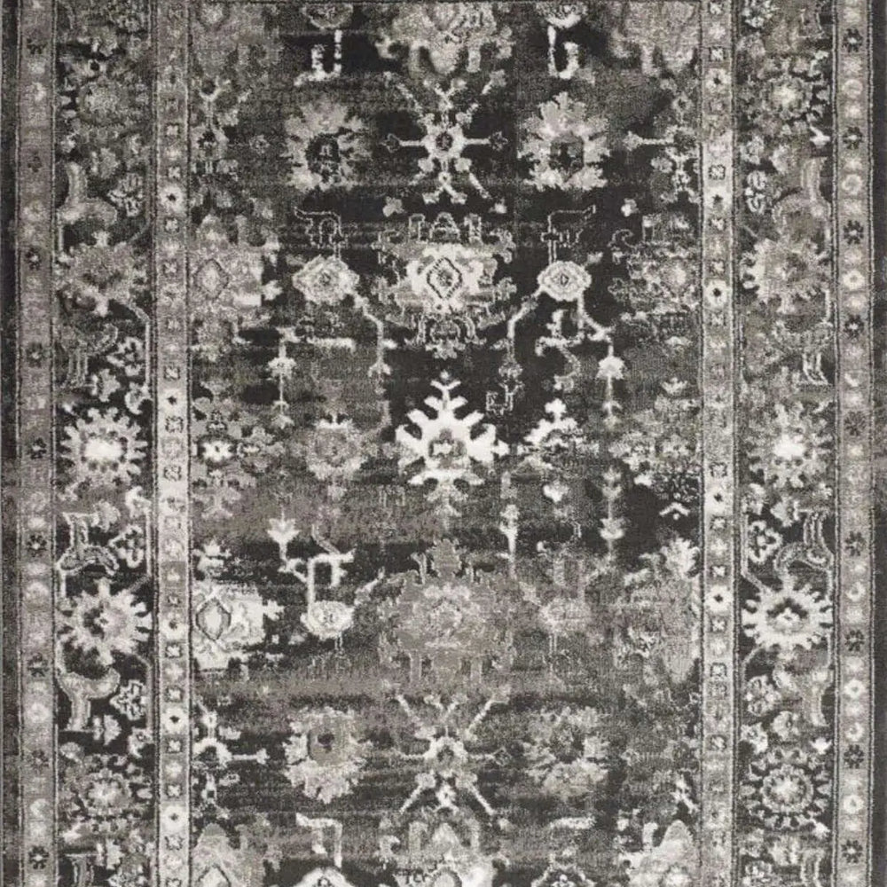 Anatolia Dark Grey Vintage Rug The Rugs