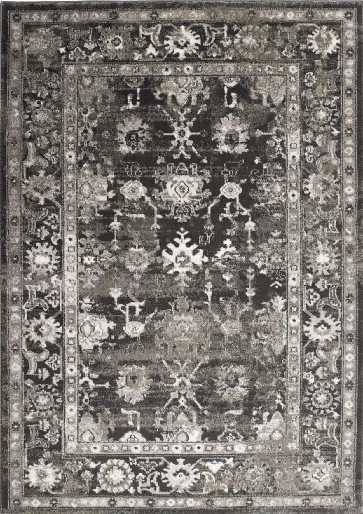 Anatolia Dark Grey Vintage Rug The Rugs