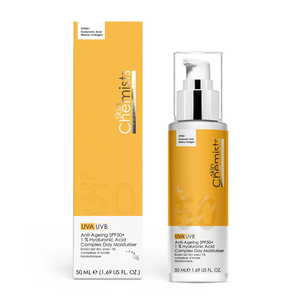 Anti-Ageing SPF50+ 1 % Hyaluronic Acid Complex Day Moisturiser skinChemists
