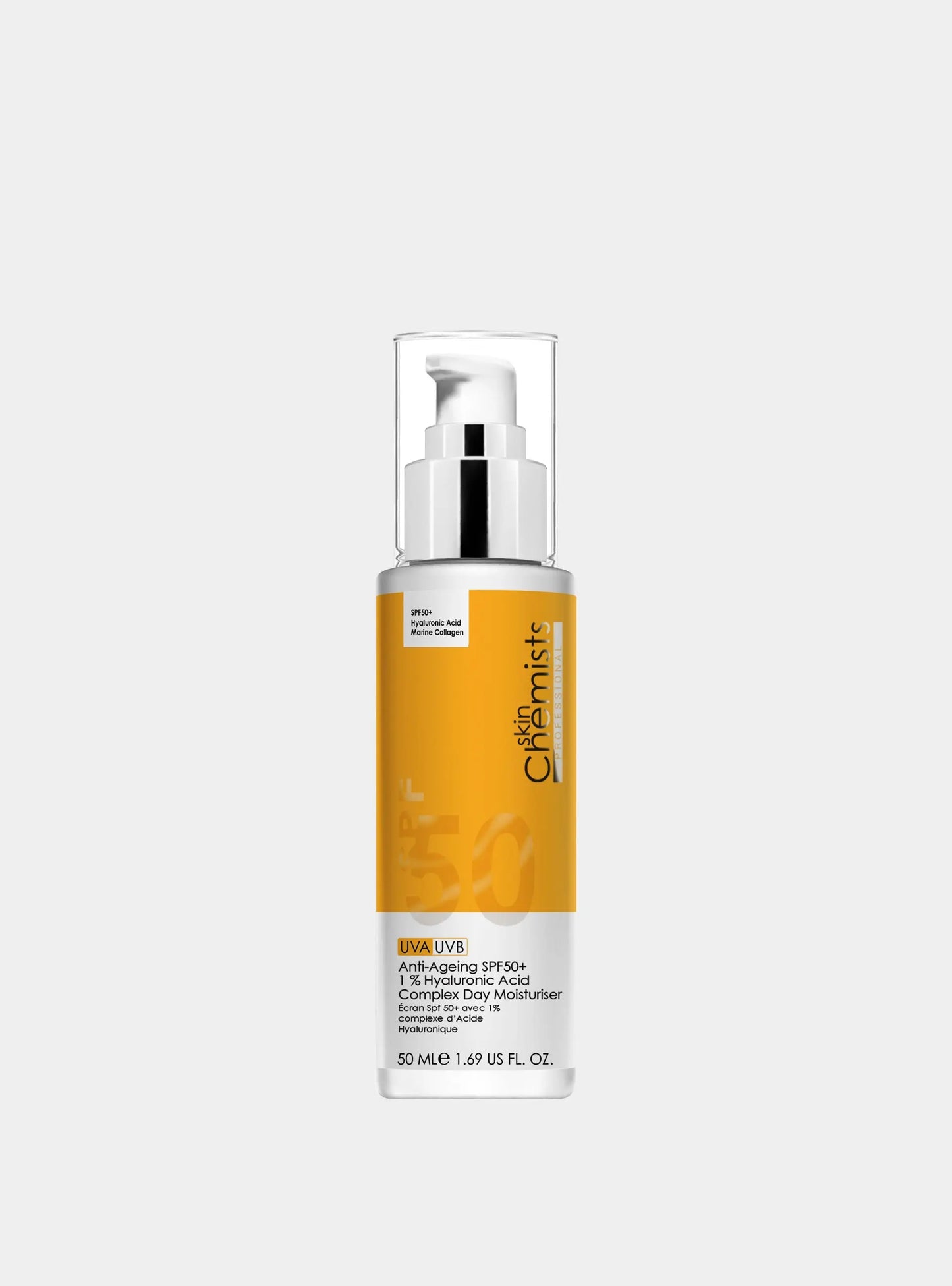 Anti-Ageing SPF50+ 1 % Hyaluronic Acid Complex Day Moisturiser skinChemists