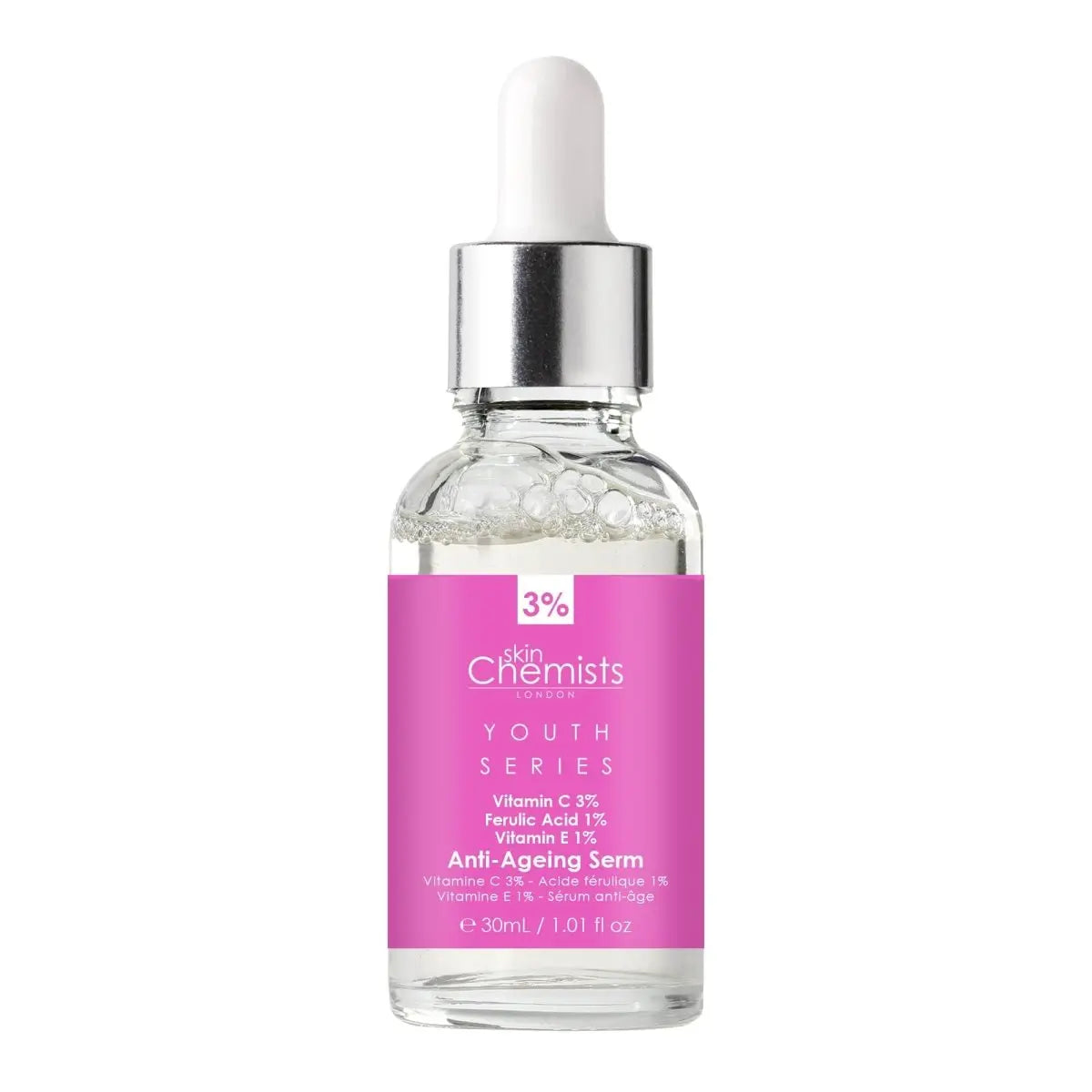 Anti-Ageing Serum Vitamin C 3%, Ferulic Acid 1%, Vitamin E 1% 30ml skinChemists