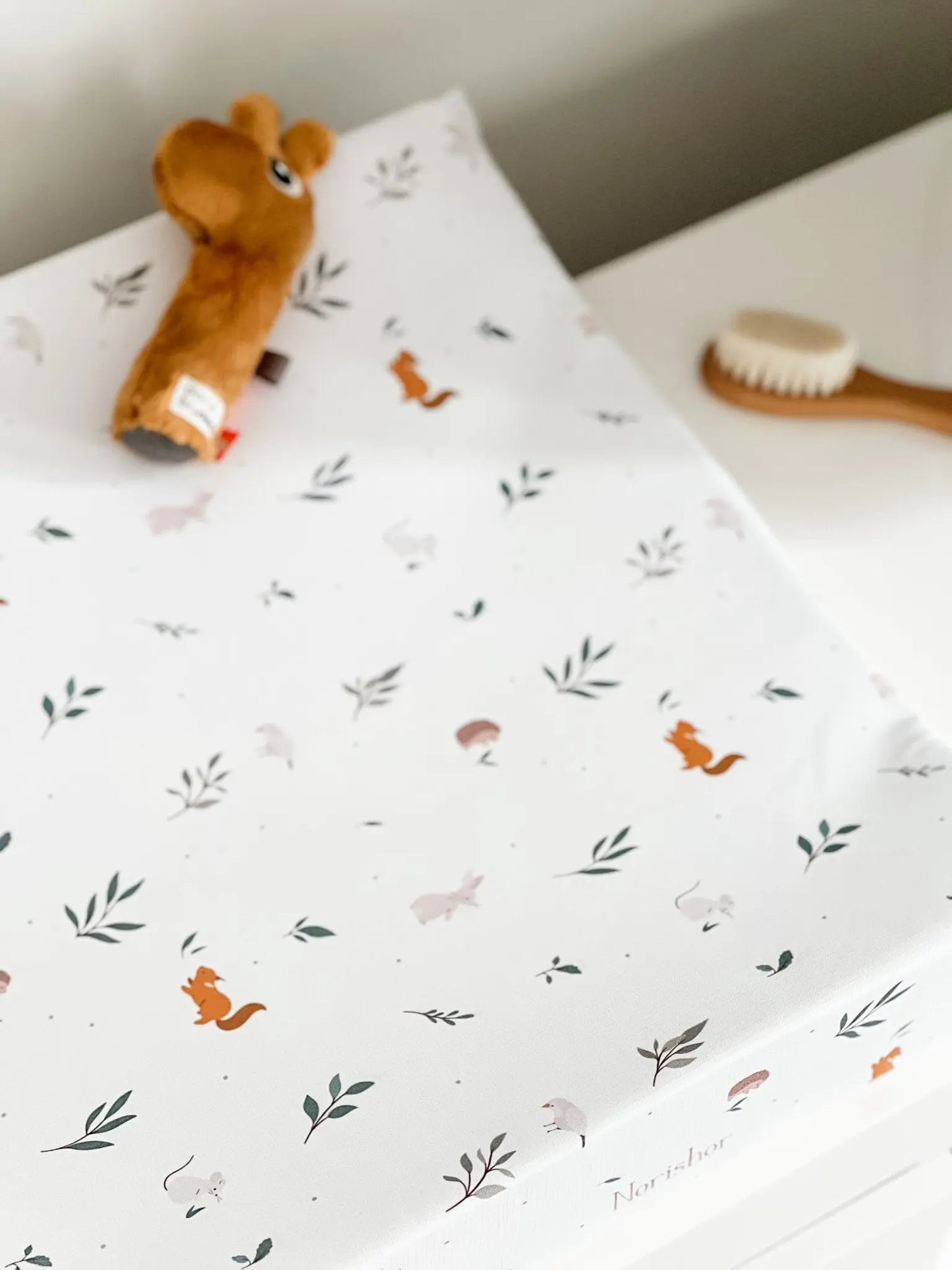 Anti-Roll Baby Changing Mat - Woodland Norishor