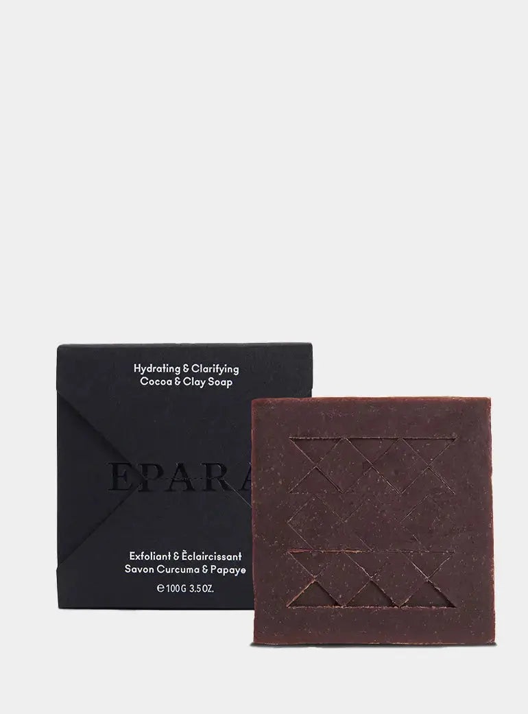 Anti-ageing and hydrating (Chocolate Clay) Soap Epara Skincare