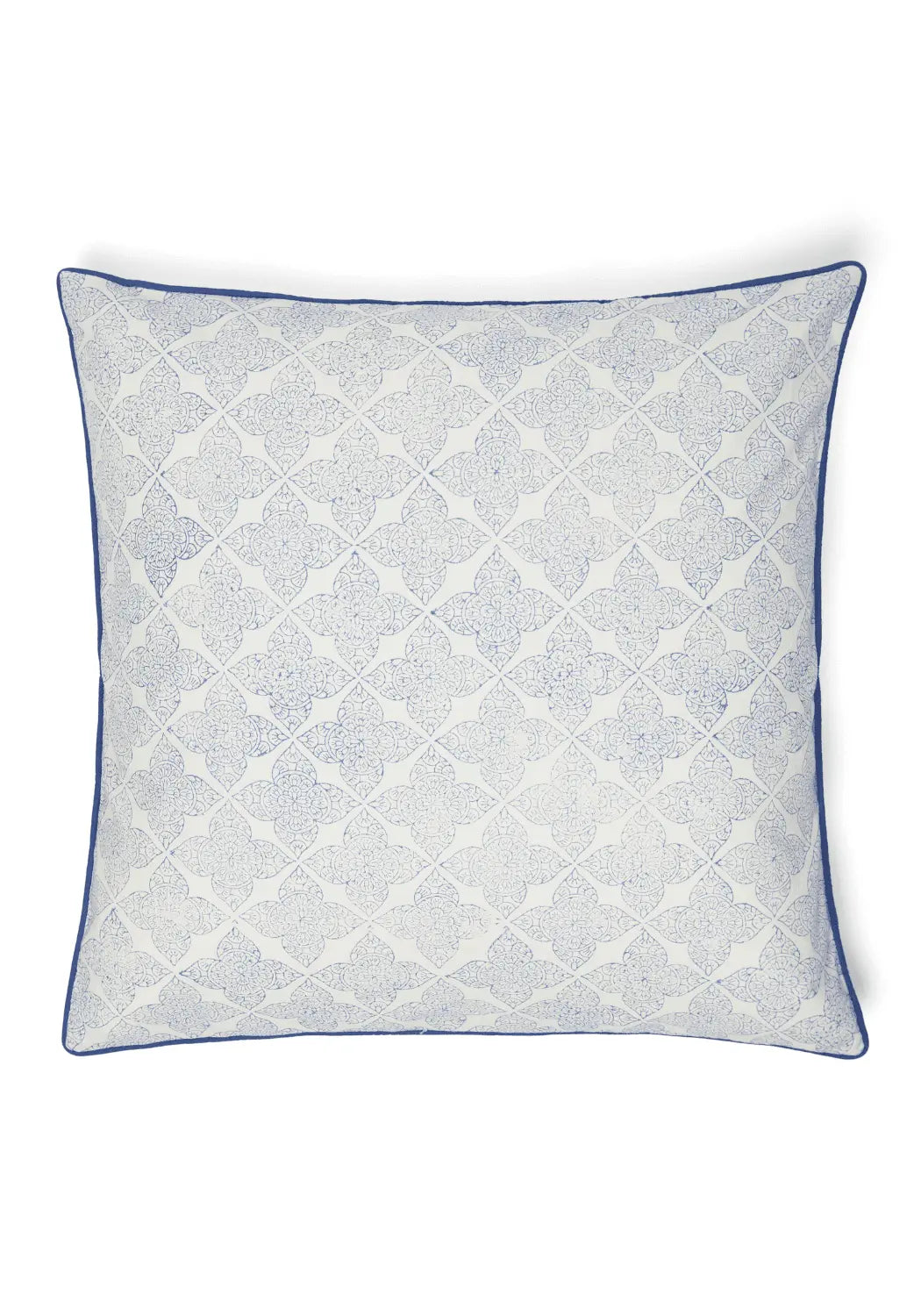 Antonia Sky Lattice Cushion Cover Casa by Josephine Jenno
