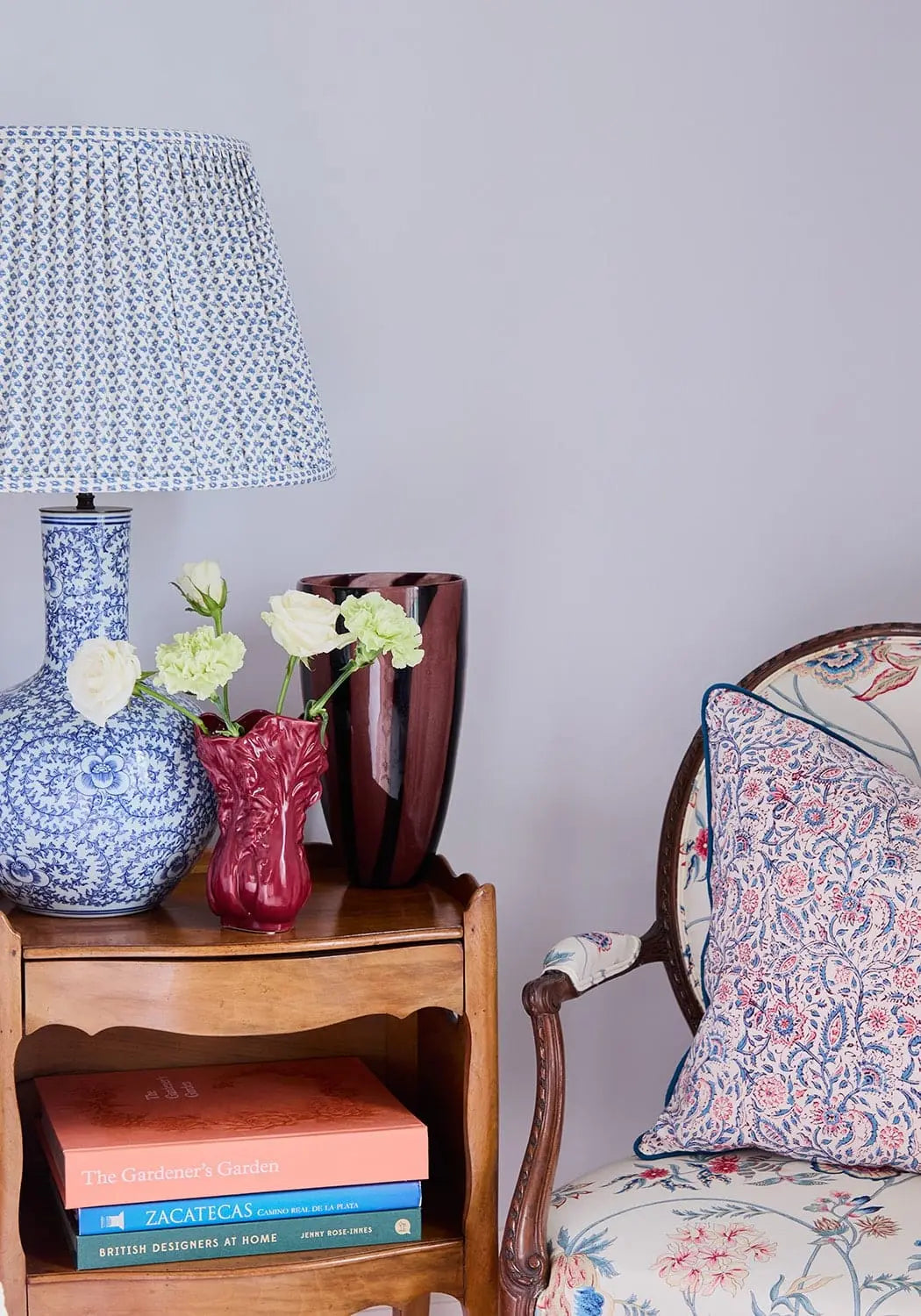 Antonia Twilight Floral Cushion Cover Casa by Josephine Jenno