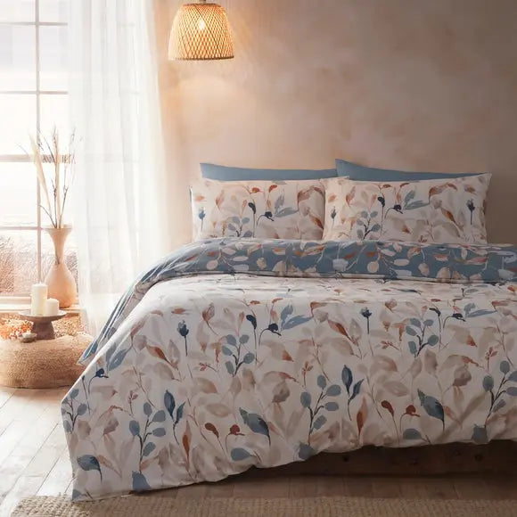 Anya Polycotton Duvet Cover & Pillowcase Set Dunelm