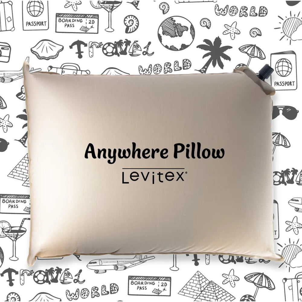 Anywhere: Compressible Levitex Travel Pillow Levitex