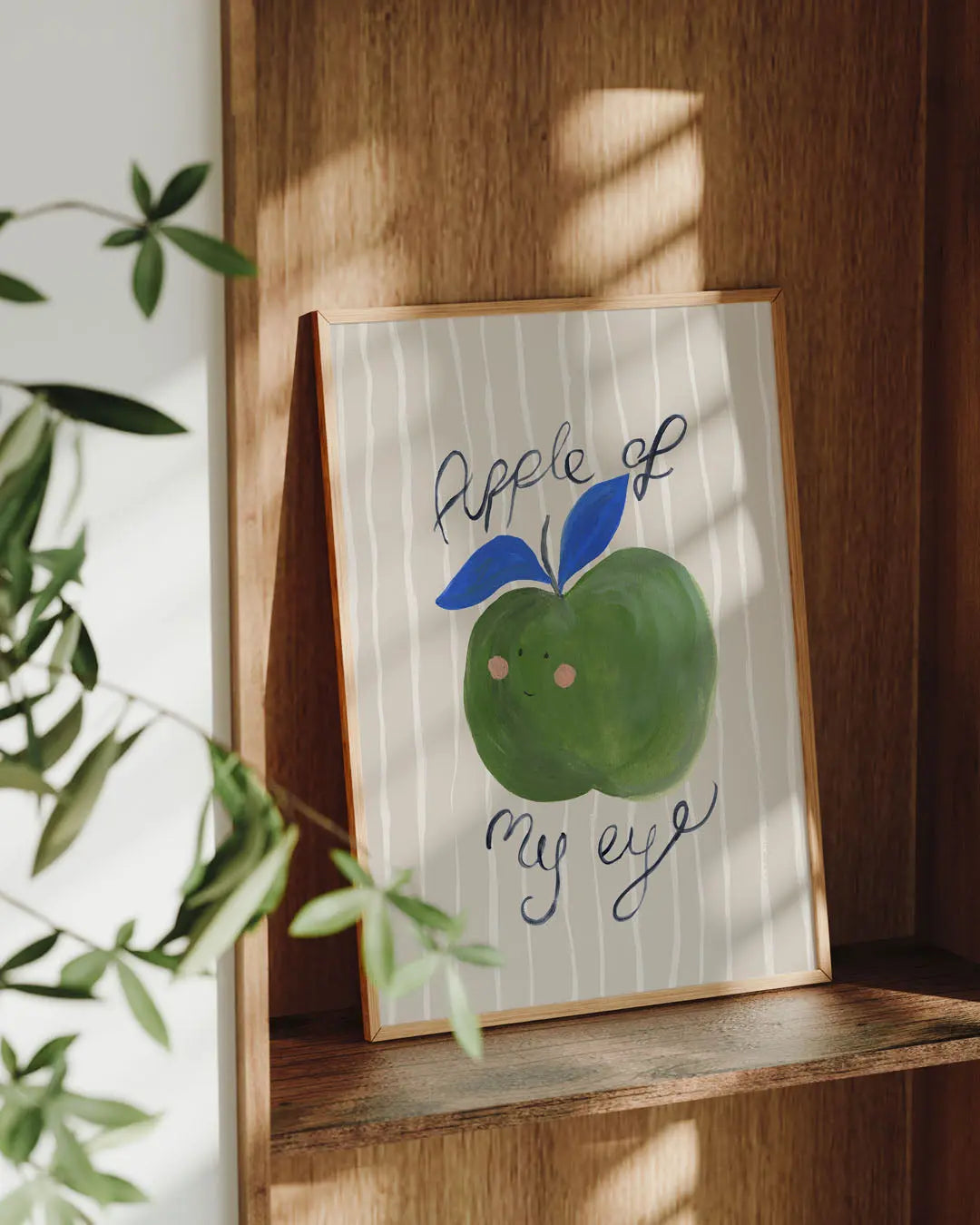 Apple Of My Eye- Food Art Print Lion & The Pear