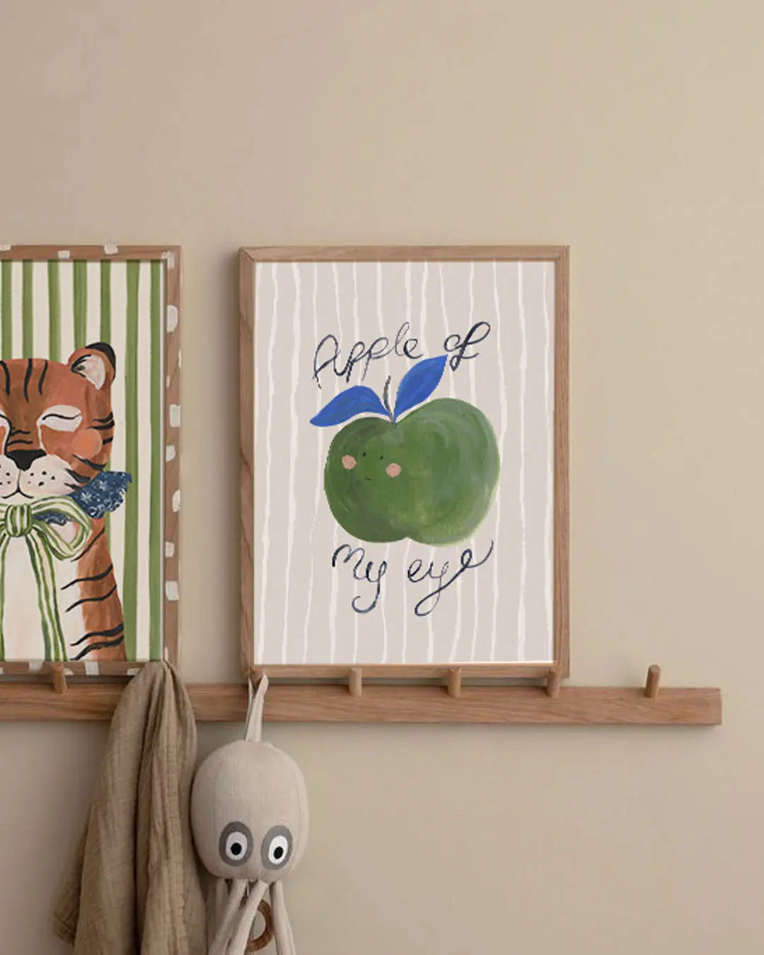 Apple Of My Eye- Food Art Print Lion & The Pear
