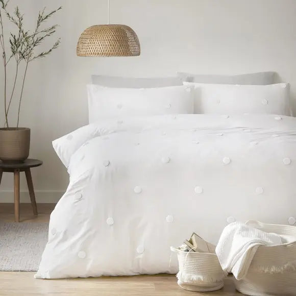Appletree Dot 100% Cotton Duvet Cover and Pillowcase Set Dunelm