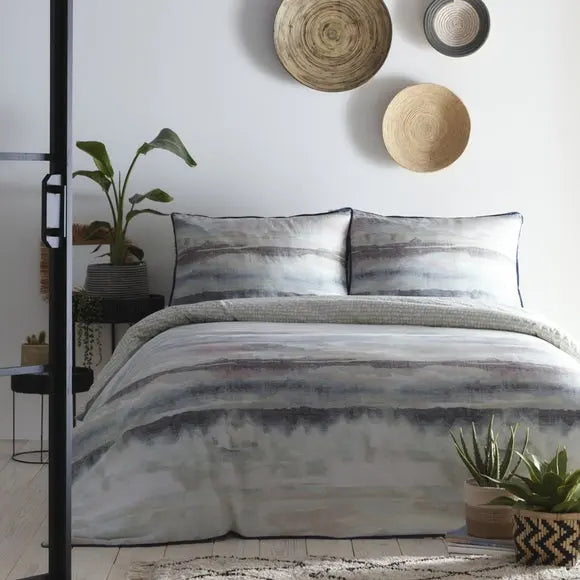 Appletree Landscape 100% Cotton Duvet Cover and Pillowcase Set Dunelm