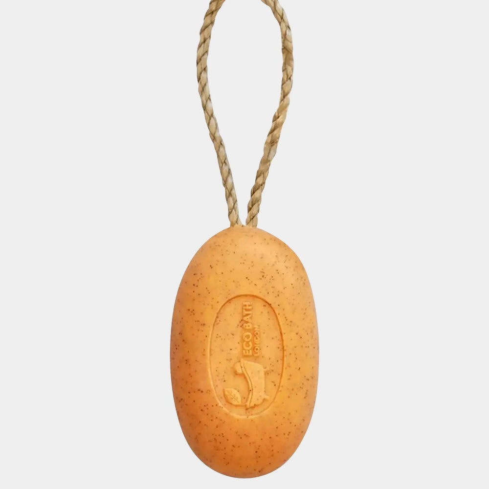 Apricot Soap on a Rope 220g- Luxury Eco-Friendly Apricot Soap Bar Eco Bath London