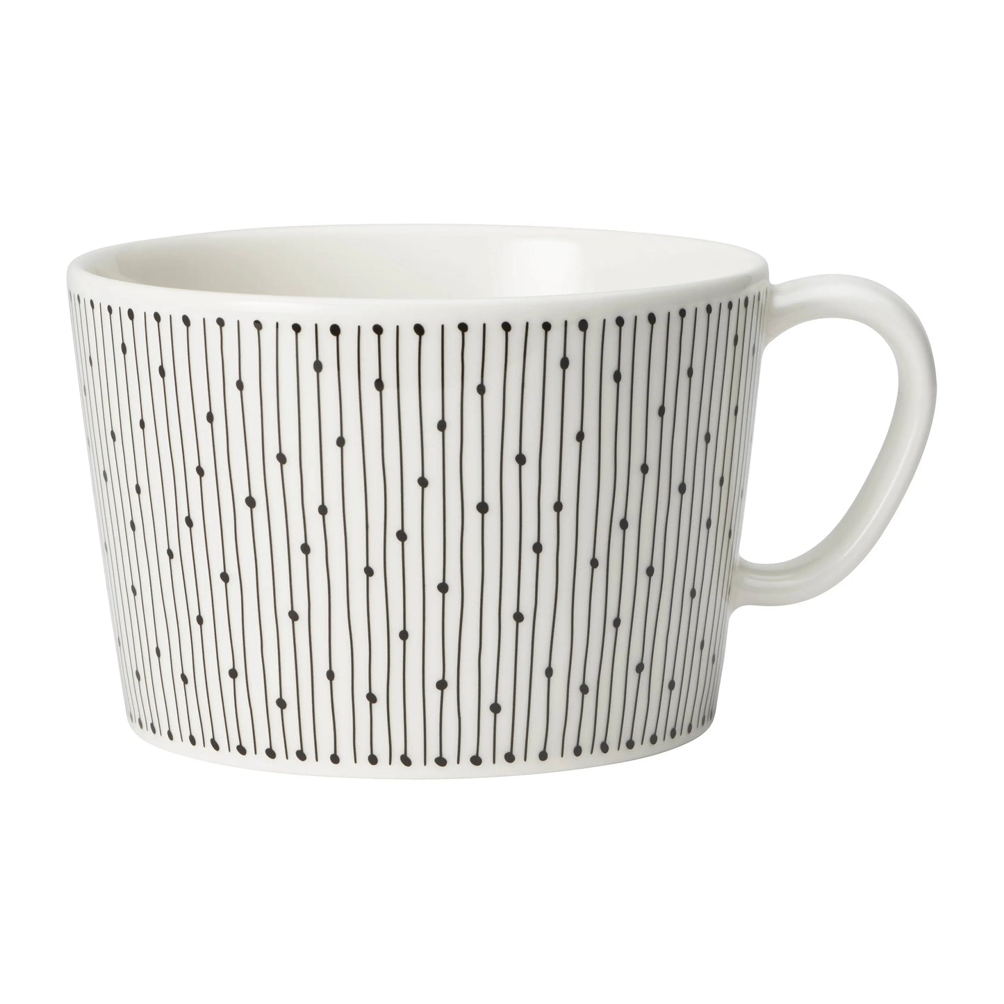 Arabia Mainio Sarastus Cup 40 Cl Black-White Arabia