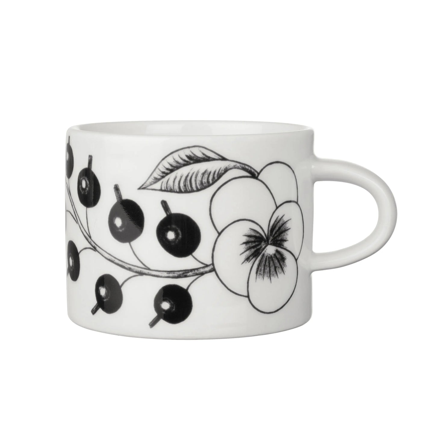 Arabia Paratiisi Coffee Cup 18 Cl Black Arabia