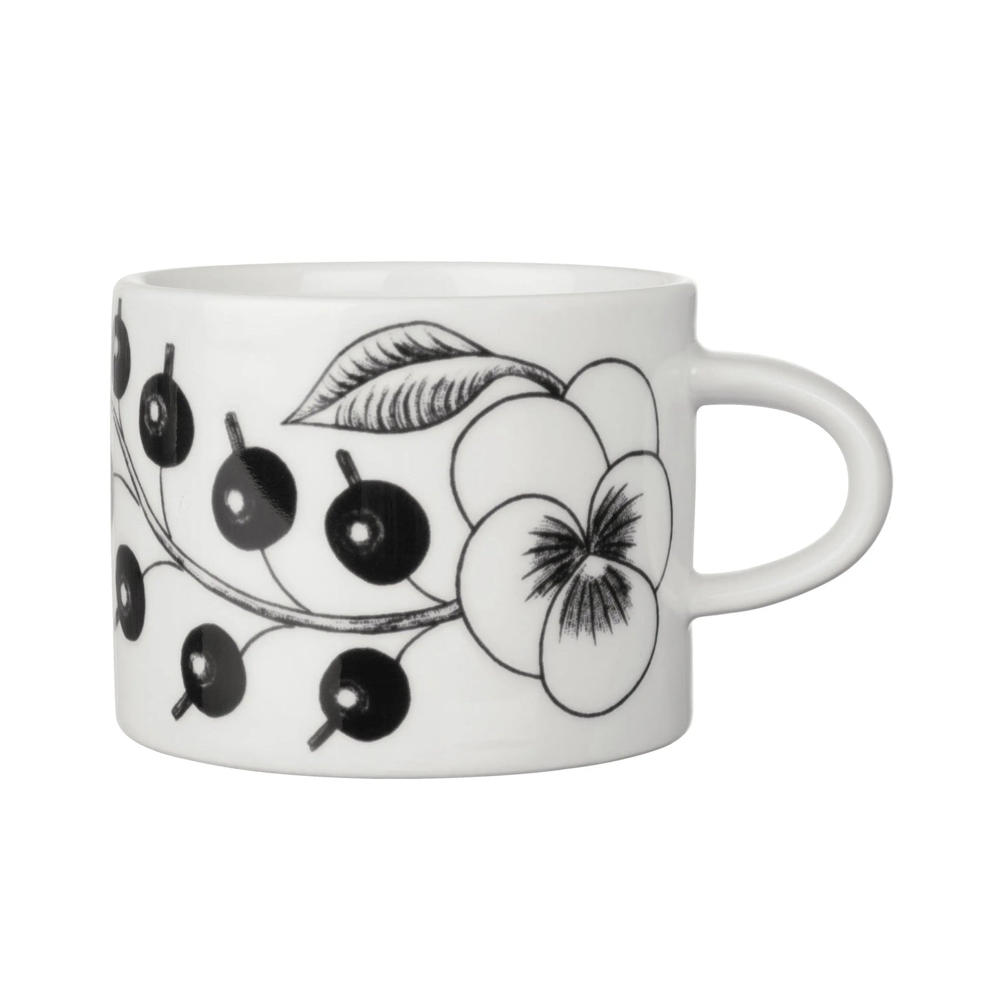 Arabia Paratiisi Tea Cup 28 Cl Black Arabia