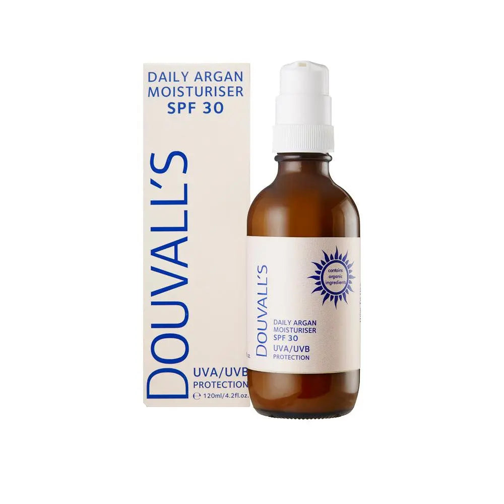 Argan Daily Moisturiser with SPF30 UVA/UVB protection 120ml Douvalls Beauty