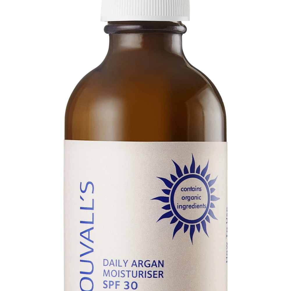 Argan Daily Moisturiser with SPF30 UVA/UVB protection 120ml Douvalls Beauty