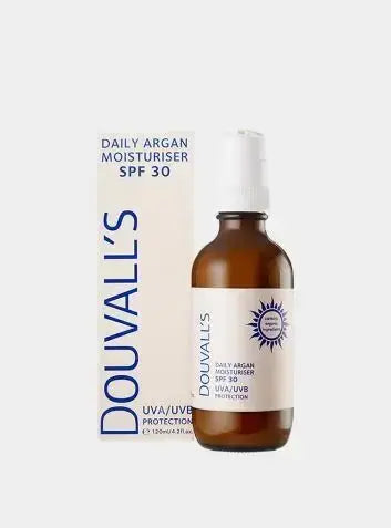 Argan Daily Moisturiser with SPF30 UVA/UVB protection 120ml Douvalls Beauty
