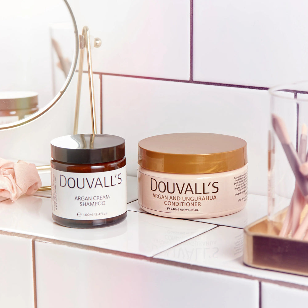 Argan Eco Haircare Set (Shampoo & Conditioner) Douvalls Beauty