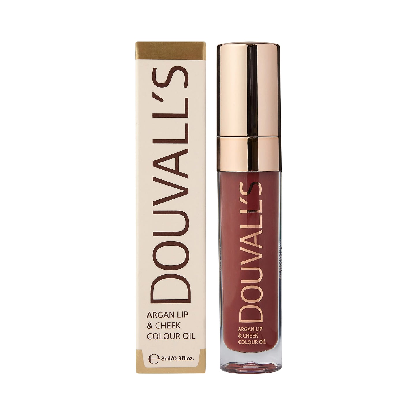 Argan Lip and Cheek colour Oil Rouge Noir 8ml Douvalls Beauty