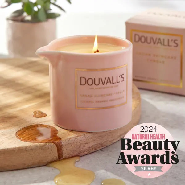 Argan Massage Candle - Orangery Orchard 180g | Intensely Nourishing and Hydrating Body Treatment Douvalls Beauty