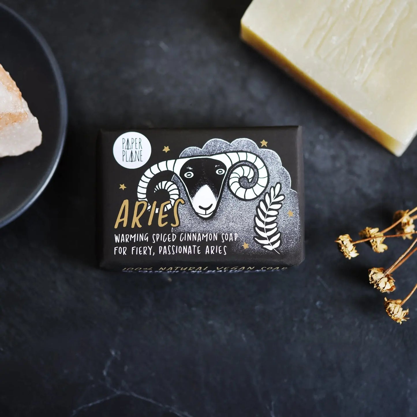 Aries Star Sign Zodiac Bar - Natural and Vegan Horoscope Soap Paper Plane