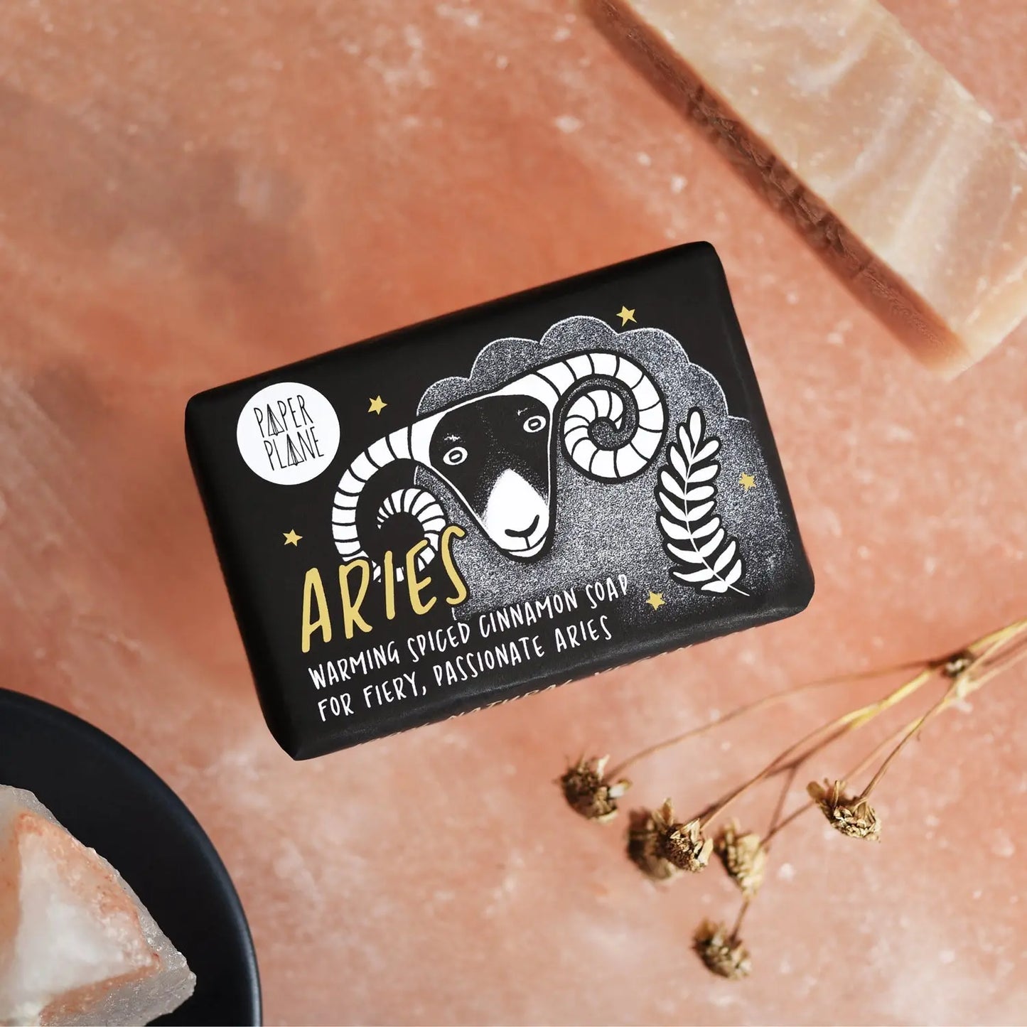 Aries Star Sign Zodiac Bar - Natural and Vegan Horoscope Soap Paper Plane