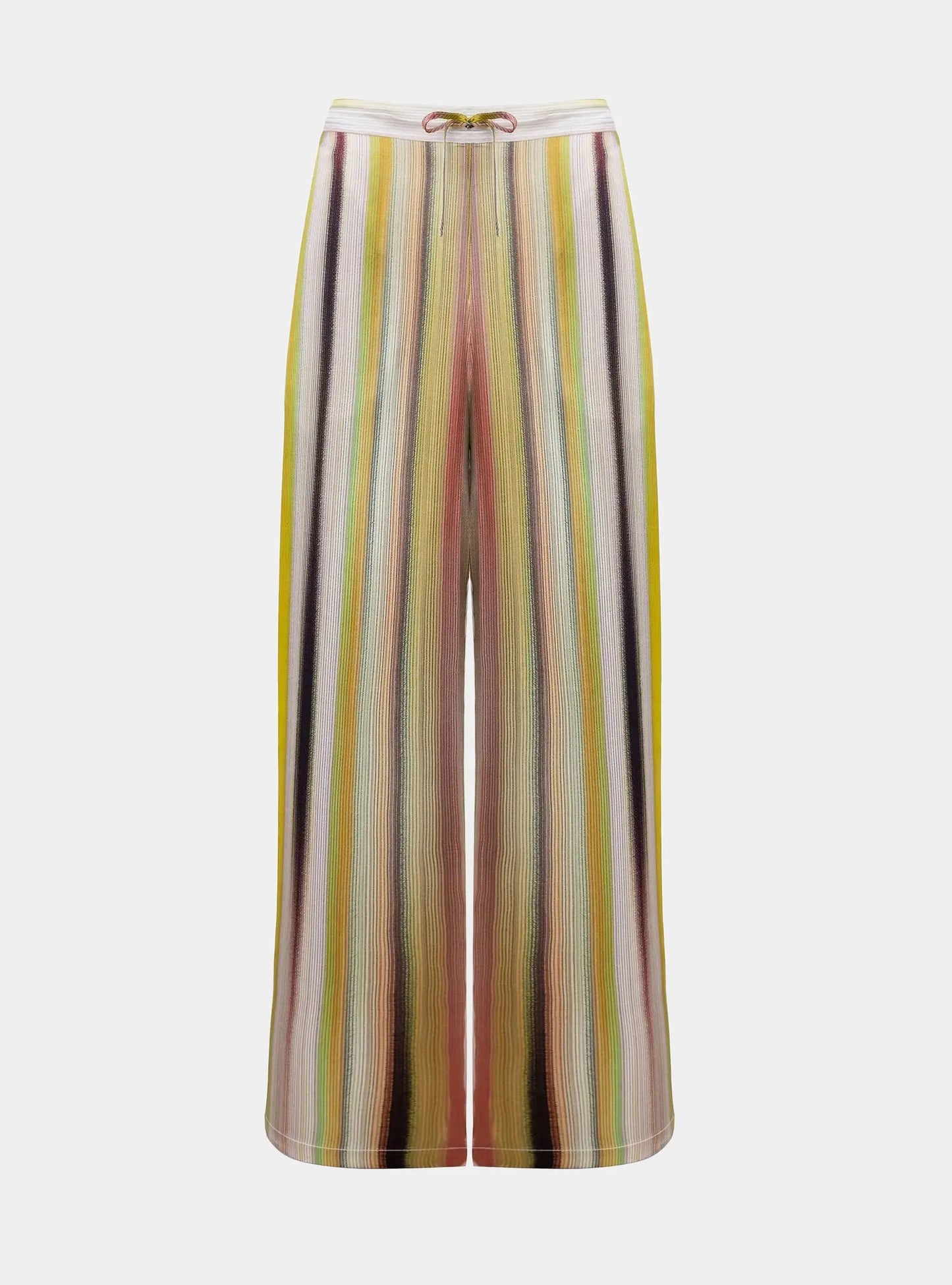 Art Stripes Silk Pants NOKAYA
