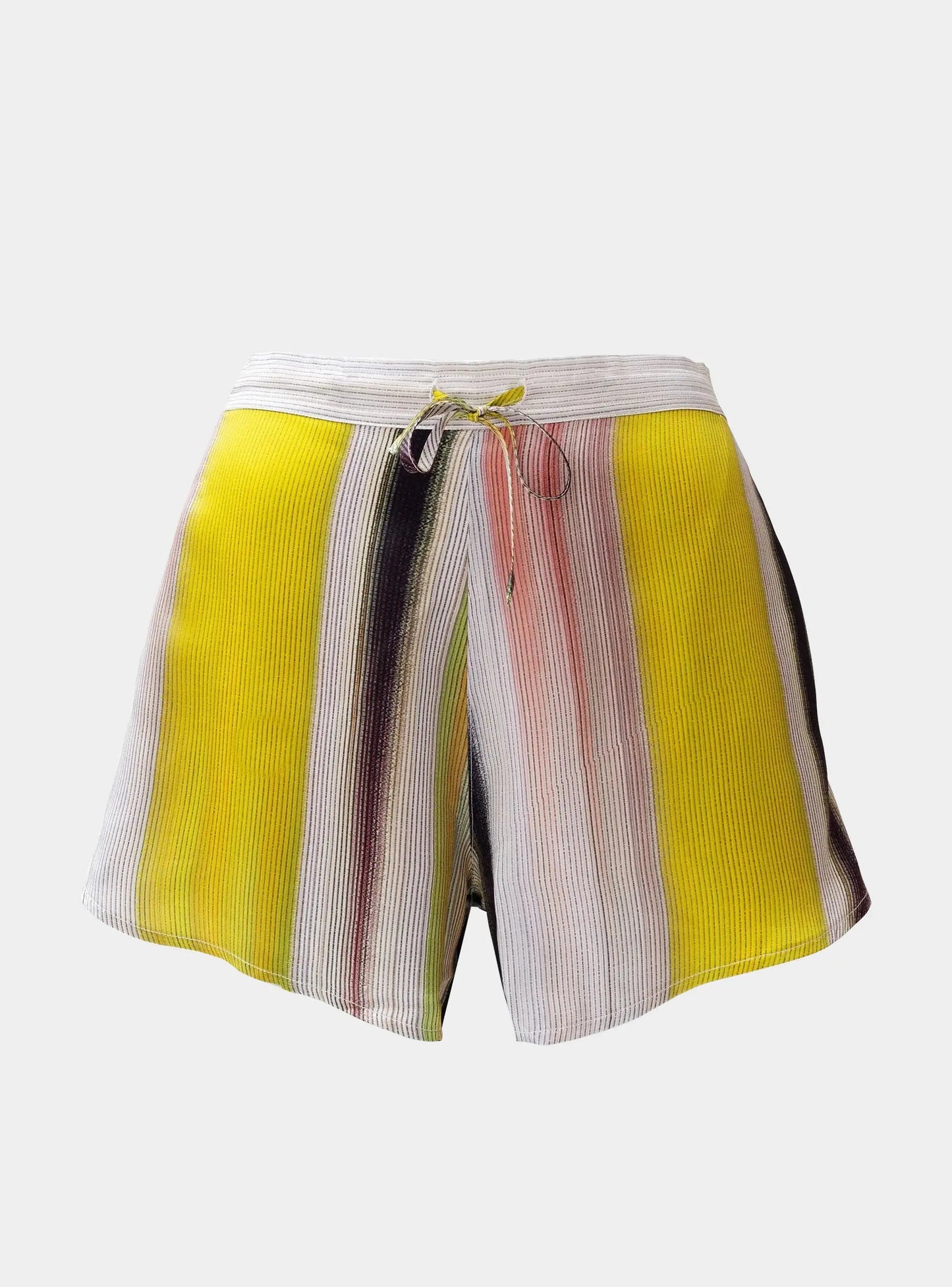 Art Stripes Silk Shorts NOKAYA