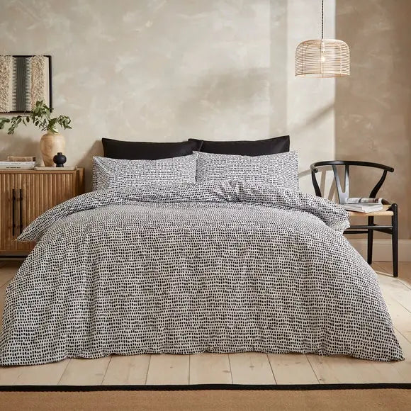 Artisan Spot Polycotton Duvet Cover and Pillowcase Set Dunelm