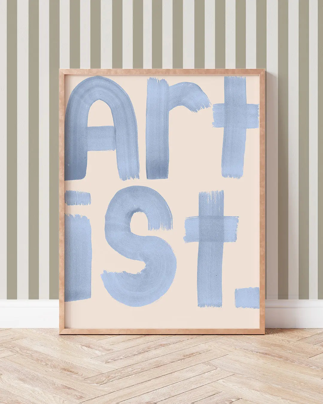 Artist' - Word Art Print Lion & The Pear