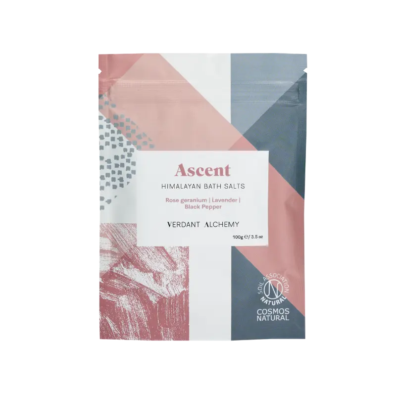 Ascent Pink Himalayan Bath Salts Verdant Alchemy