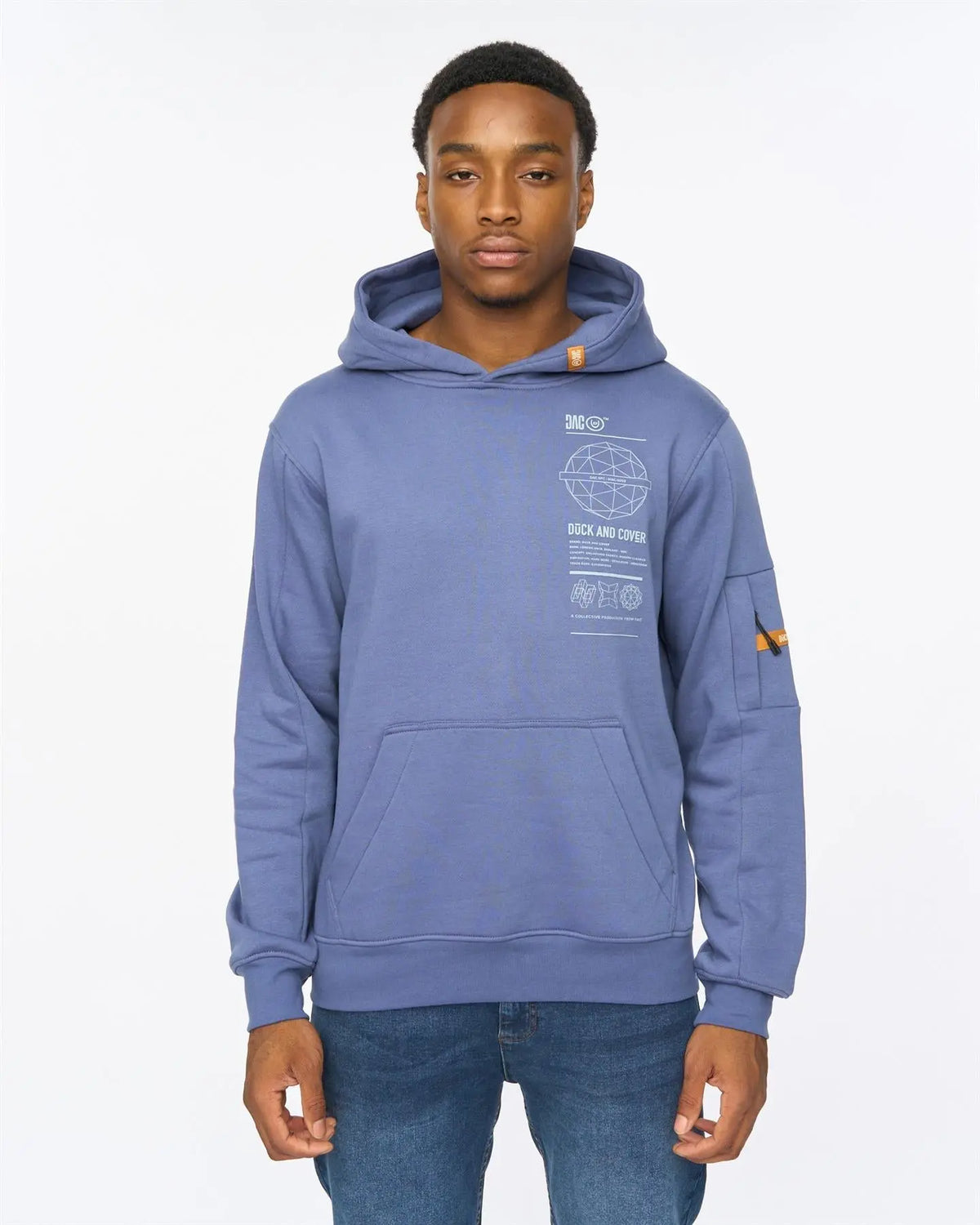 Ashland Hoodie Denim Blue Duck and Cover