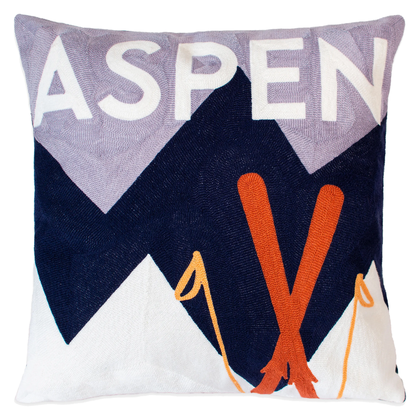 Aspen Needlepoint Cushion The Pillow Drop