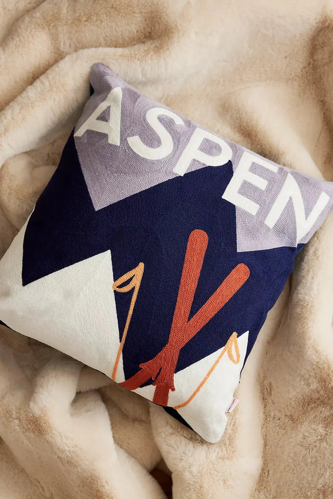 Aspen Needlepoint Cushion The Pillow Drop