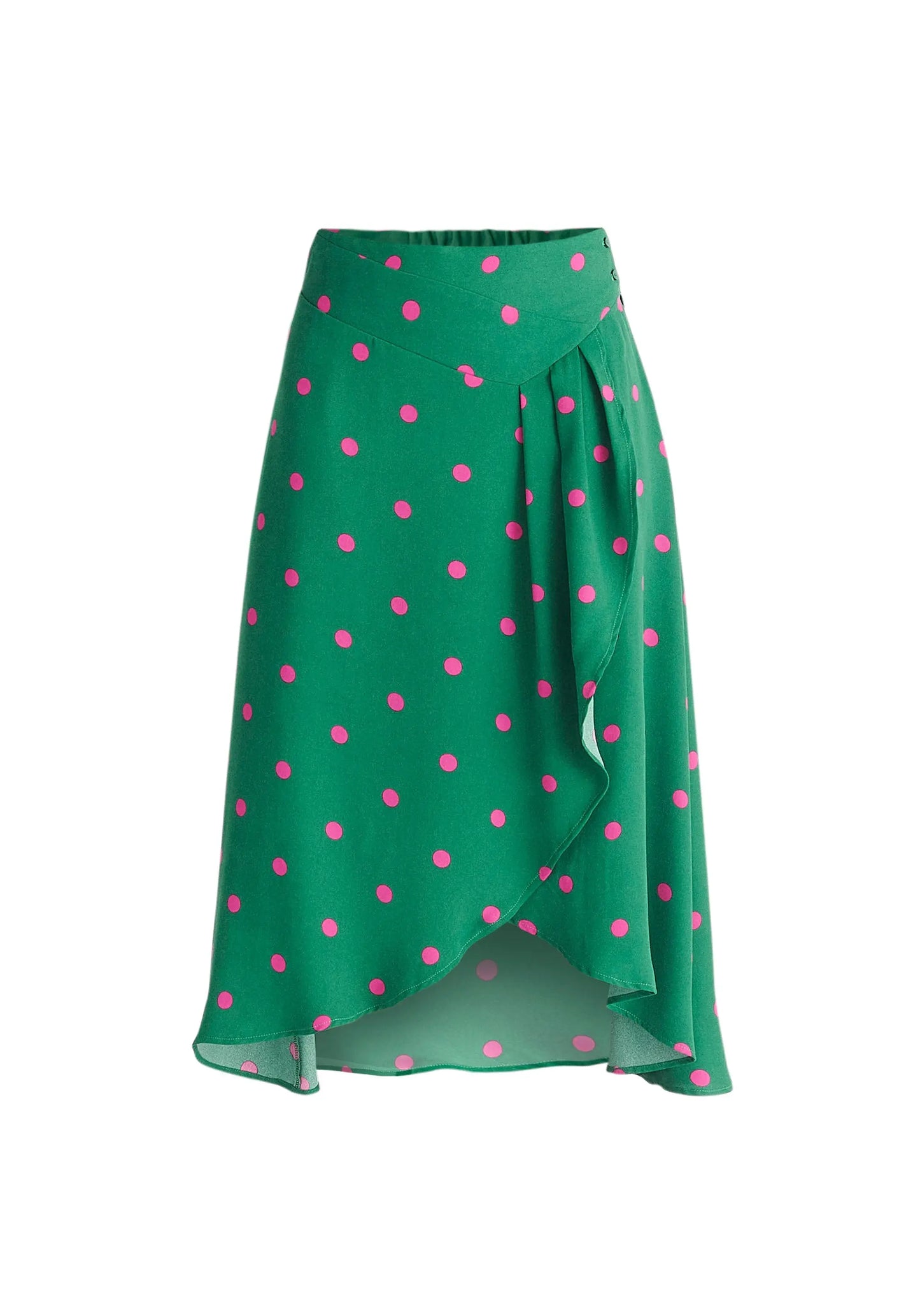 Asymmetric Polka Dot Skirt Paisie