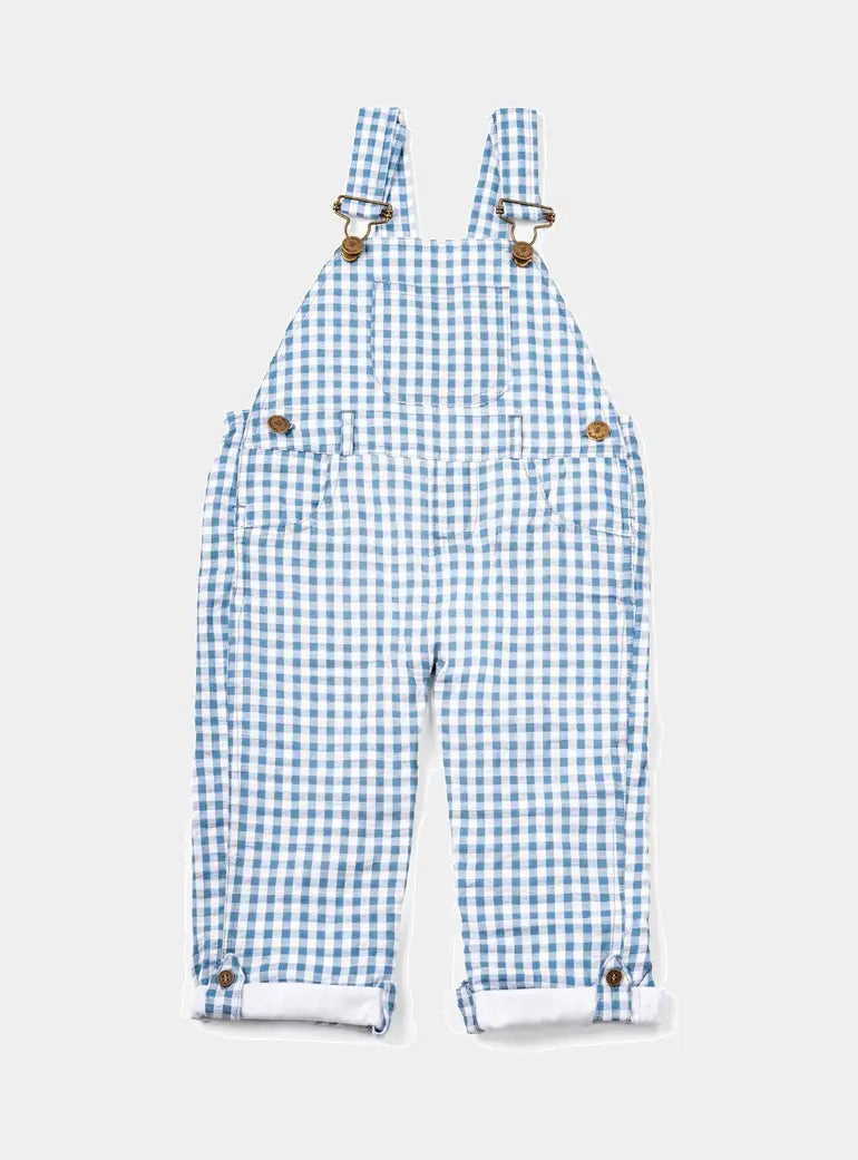 Atlantic Seersucker Dungarees Dotty Dungarees