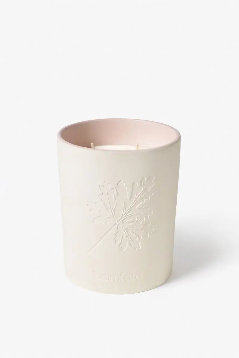Attar of Roses Geranium Candle Bamford