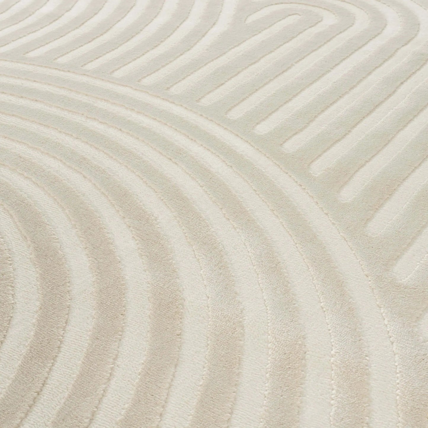 Aura Collection Rug Ripple in Cream The Rugs