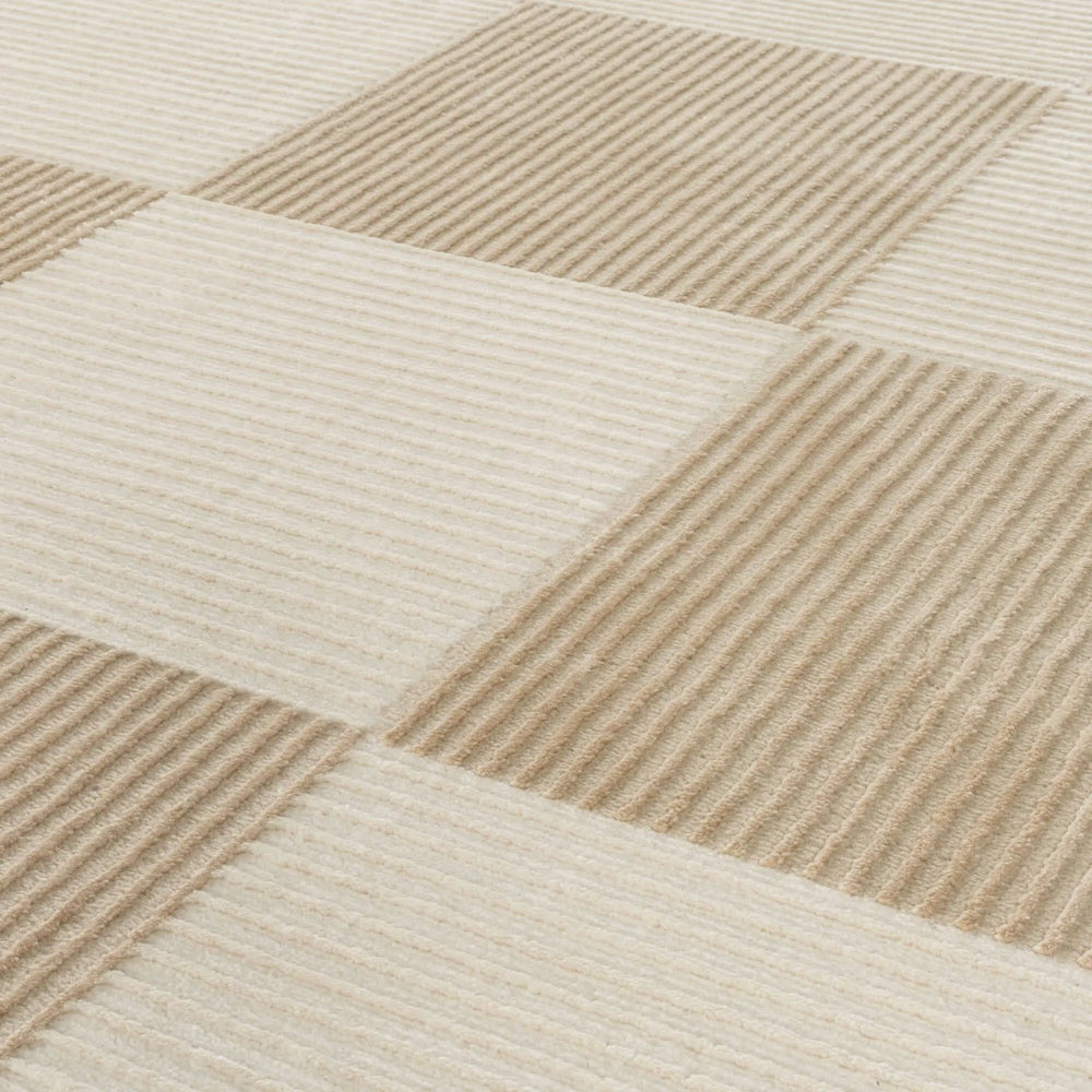 Aura Collection Rug Sync in Beige The Rugs