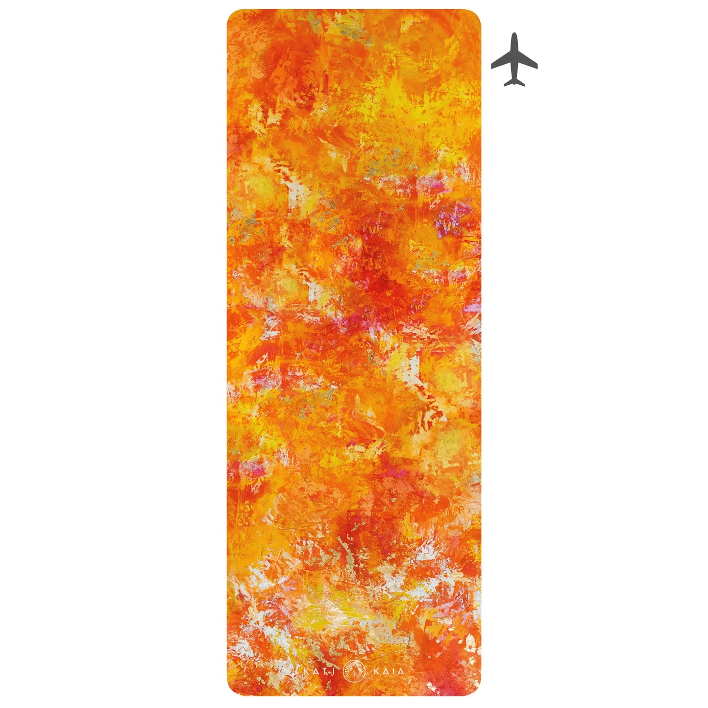 Aurelia Orange Travel Yoga Mat Kati Kaia