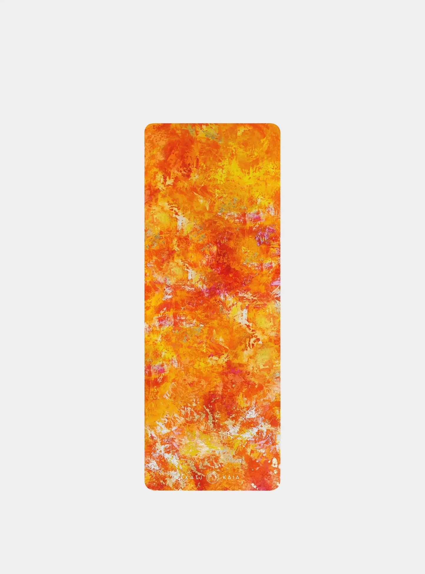 Aurelia Orange Travel Yoga Mat Kati Kaia