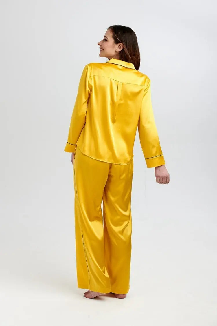 Aurelie Honeybee Silk Shirt Sleepy Wilson