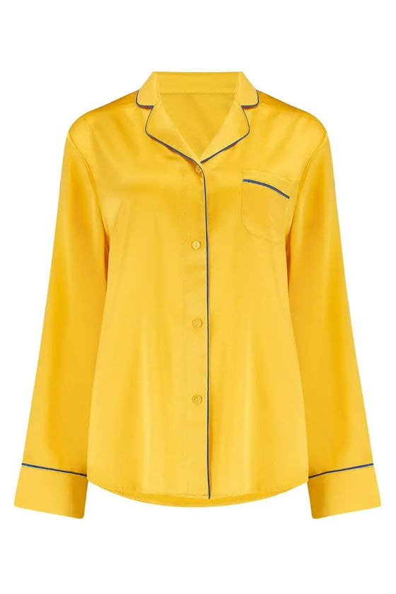 Aurelie Honeybee Silk Shirt Sleepy Wilson